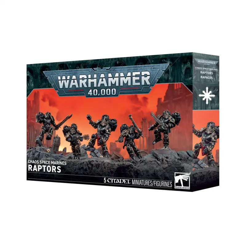 Chaos space marines raptors, warhammer 40k, games workshop, model 43-13